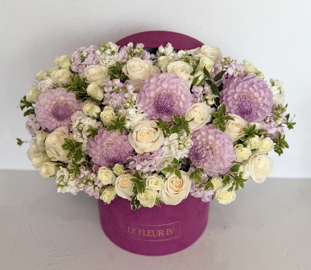 Mixed Flower Box 111 (seasonal: dahlias)