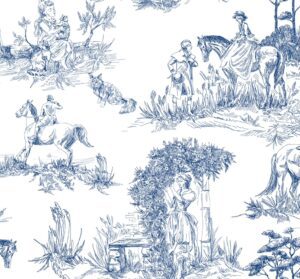 Blue Toile de Jouy